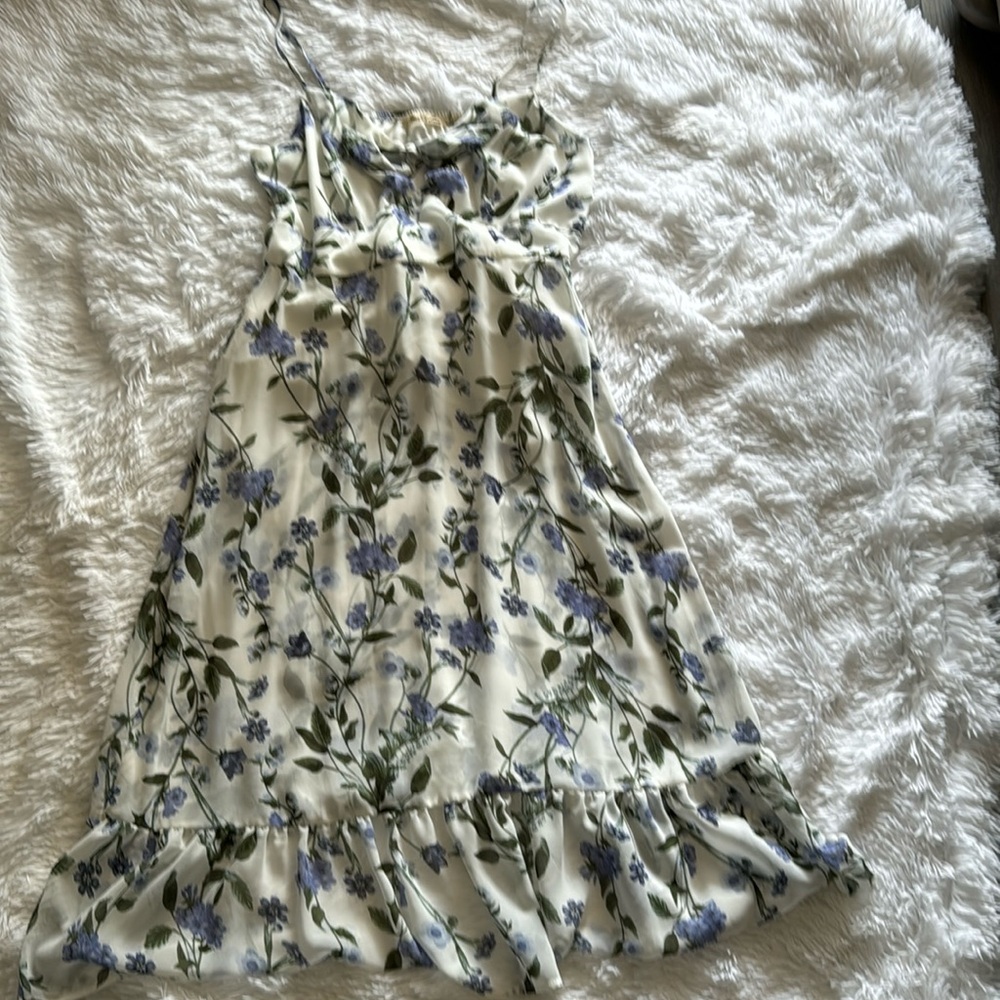 Summer dress with slip inside.